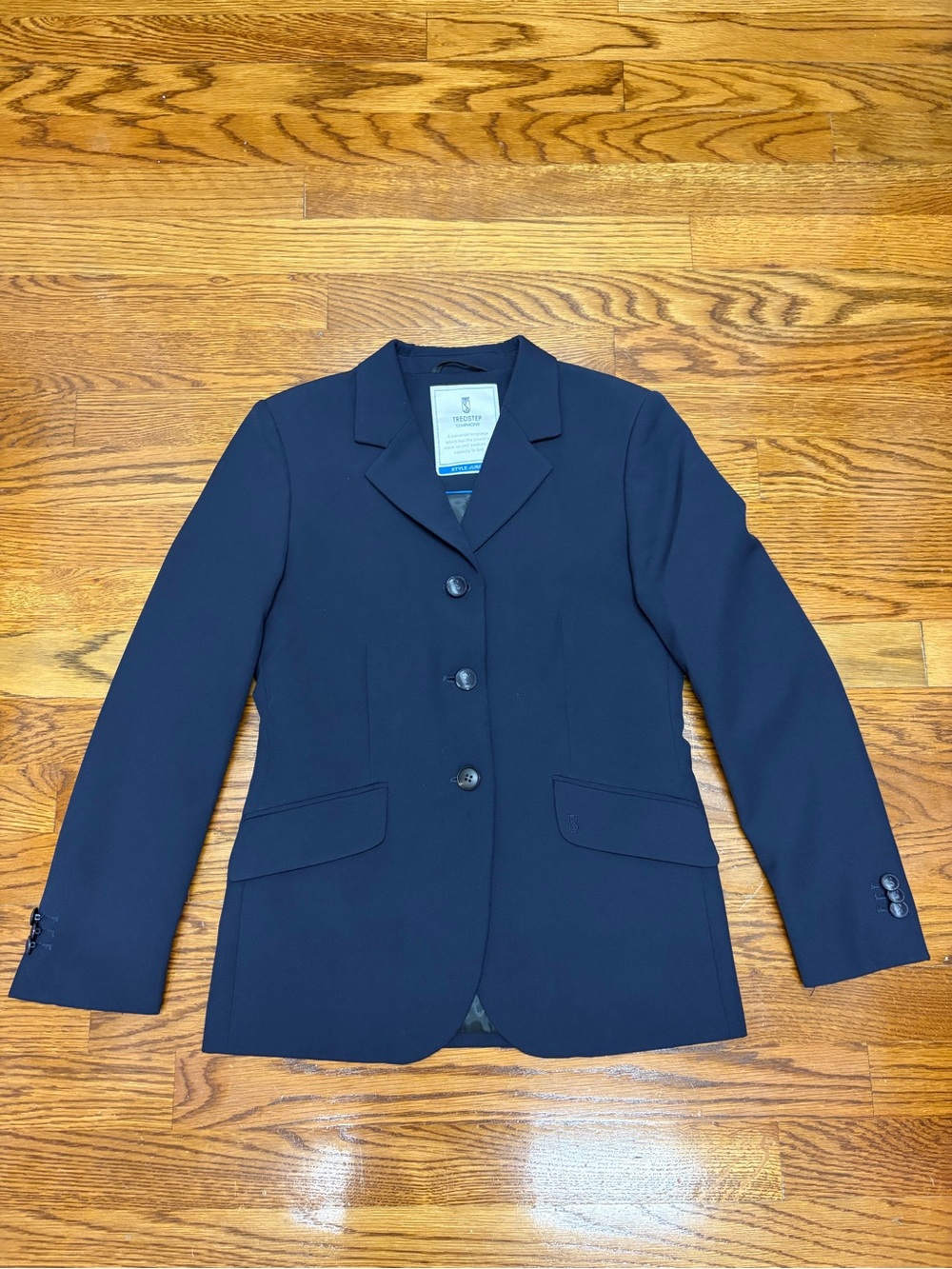 Tredstep Symphony Navy Junior Equestrian Show Coat Size 12